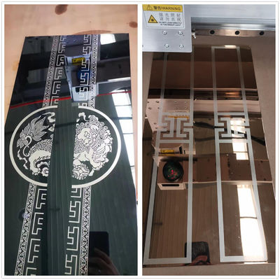 2022 Modo de trabajo de pulso láser ascensor placa decorativa grabado máquina de grabado láser