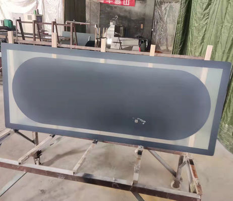 Máquina de grabado vertical de vidrio personalizable para espejo inteligente de baño
