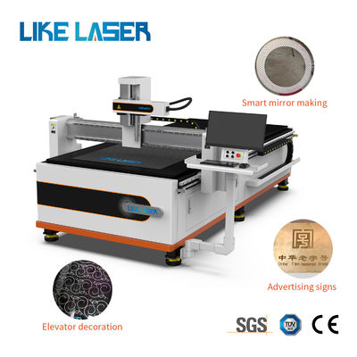 Máquina de grabado CNC para espejo decorativo grabado en chapa de acero inoxidable puerta del ascensor