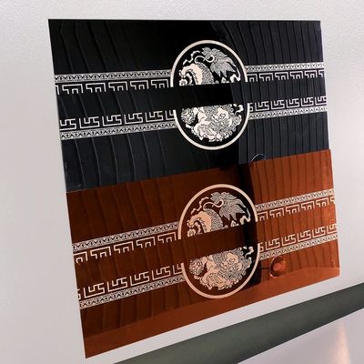 Laser CNC de grabado en rejilla para la placa de acero inoxidable decorativa de color más grande del mundo