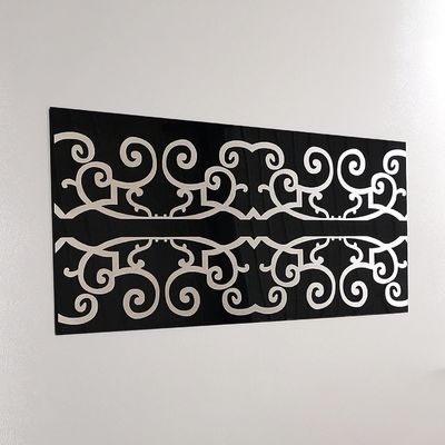 Laser CNC de grabado en rejilla para la placa de acero inoxidable decorativa de color más grande del mundo