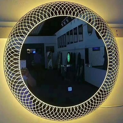 Máquina de fabricación de espejos de pared y baño tamaño personalizado con gran espejo de pantalla LED