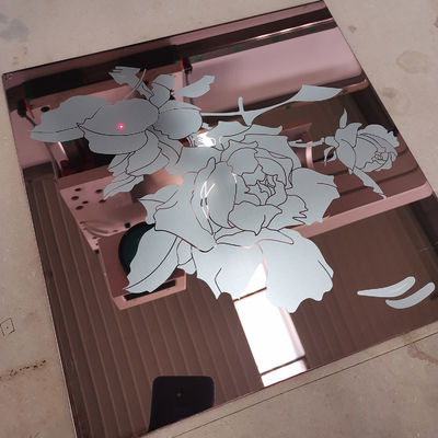 Decoración de puertas de ascensores Máquina de grabado láser metálico con visibilidad láser invisible