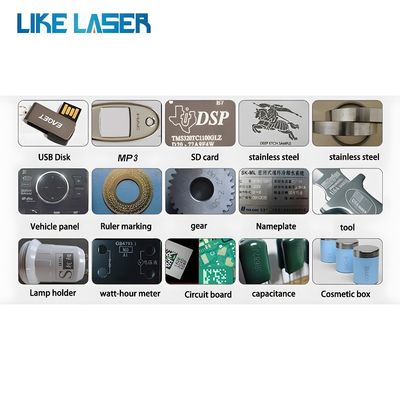 Máquina portátil de corte con láser de fibra de carbono 20W/30W/60W de alta velocidad