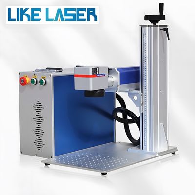 Máquina de corte de marcado por láser de fibra portátil de onda continua de 100W para joyería metálica