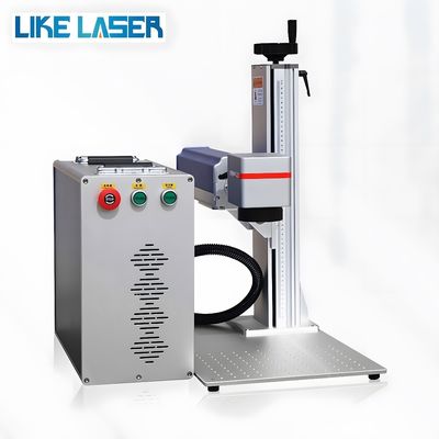 Máquina de corte de marcado por láser de fibra portátil de onda continua de 100W para joyería metálica