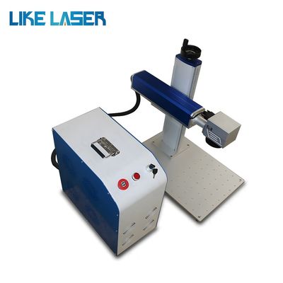 Máquina de marcado por láser de fibra portátil de control por ordenador para el marcado de patrones de máscaras