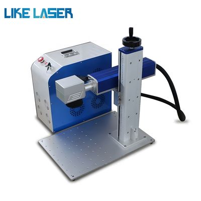 Máquina de marcado por láser de fibra portátil de control por ordenador para el marcado de patrones de máscaras