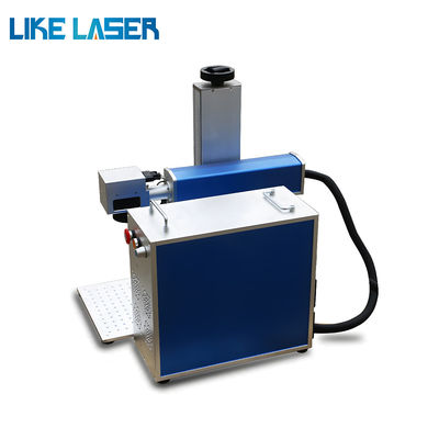 Máquina de marcado por láser de fibra portátil de control por ordenador para el marcado de patrones de máscaras