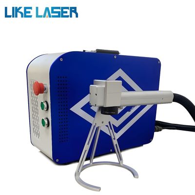 Máquina de marcado por láser de fibra 30W 50W para oro plata latón acero inoxidable aluminio cobre grabado