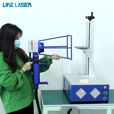 Marcador láser de fibra de refrigeración de aire Bingyan con clase técnica de onda continua