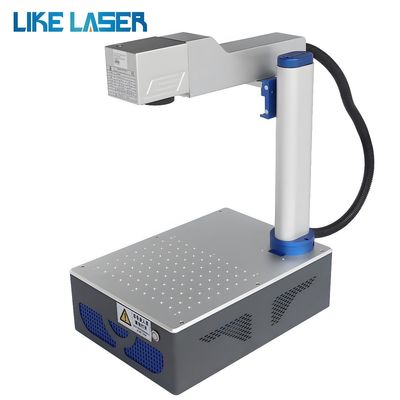 Tiendas de confección LIKE-F-ILM-001 Máquina de marcado por láser de fibra grabado y corte de plástico