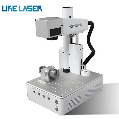 Máquina de marcado con láser de fibra Raycus 20W 30W Marcador de metal portátil con diseño compacto