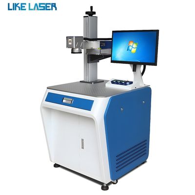 Máquina de grabado con láser UV para fuente de luz fría de vidrio de plástico de código de fecha