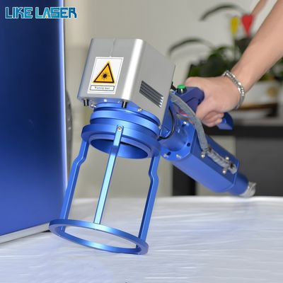 190cm * 150cm * 70cm Tamaño Máquina de marcado por láser de fibra con láser invisible y mochila de PC