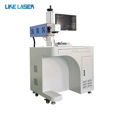 Máquina de marcado por láser de fibra de alta precisión para alambre de línea de extrusión de plástico desde línea