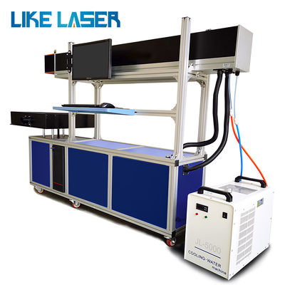 80W 100W 130W Máquina de marcado con láser Galvo de CO2 para grabado de cristal de cerámica de tubos de vidrio
