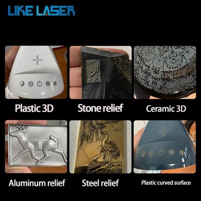 Tiendas de ropa como-- Dlm-001 Diseño Máquina de Marcado con láser con Raycus Max Fuente láser