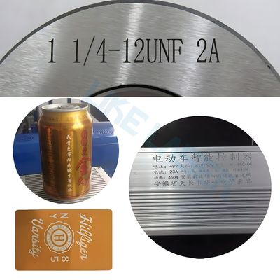 Como-F-DLM-001 escritorio Raycus 20W 30W 50W 70W Fibra láser marcador máquina CNC para tazas de Yeti