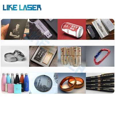 Máquina de marcado con láser de fibra de escritorio Raycus Jpt Ipg Max 20W 30W 50W 100W